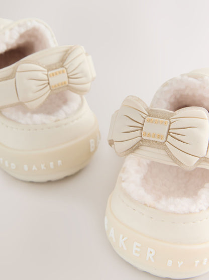 Baker by Ted Baker Girls Borg Lined Clog Slippers image 5
