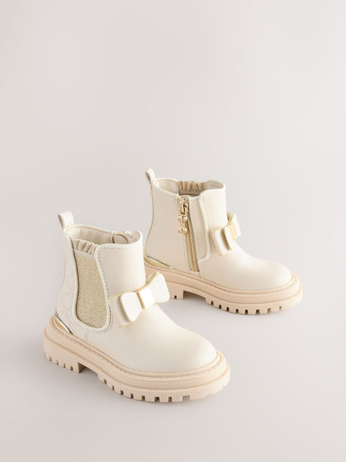 Baker by Ted Baker Girls Chelsea Boots With Bow image 1