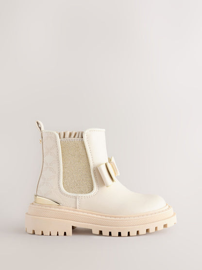 Baker by Ted Baker Girls Chelsea Boots With Bow image 2