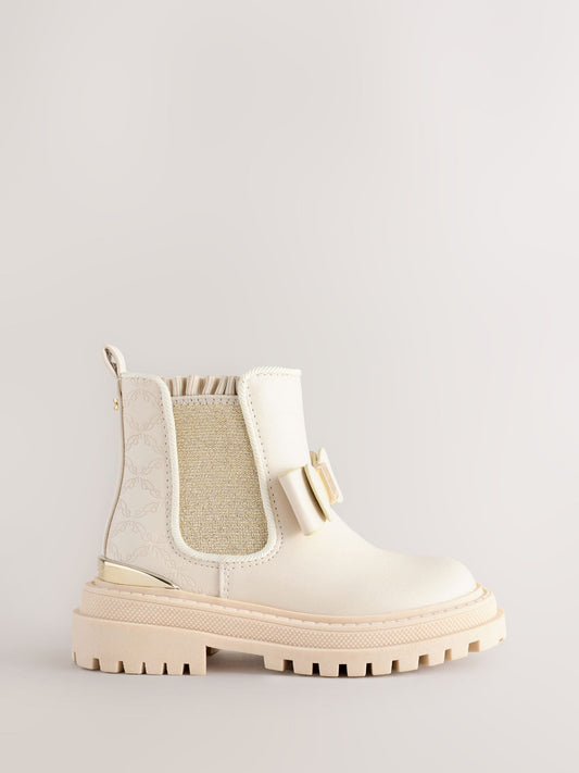 Baker by Ted Baker Girls Chelsea Boots With Bow image 2
