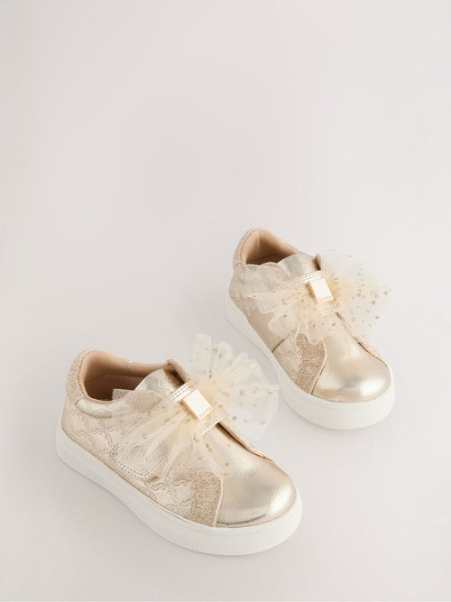 Baker by Ted Baker Girls Organza Corsage Trainers image 1