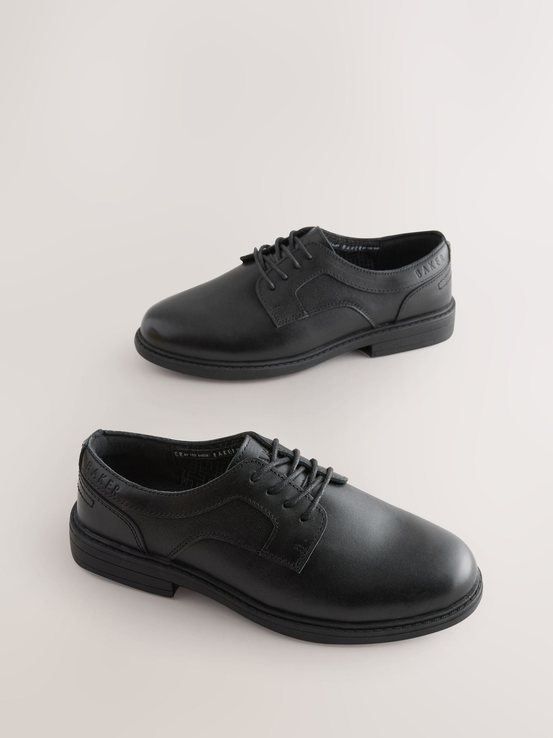 Baker by Ted Baker Boys Back to School Black Shoes image 1