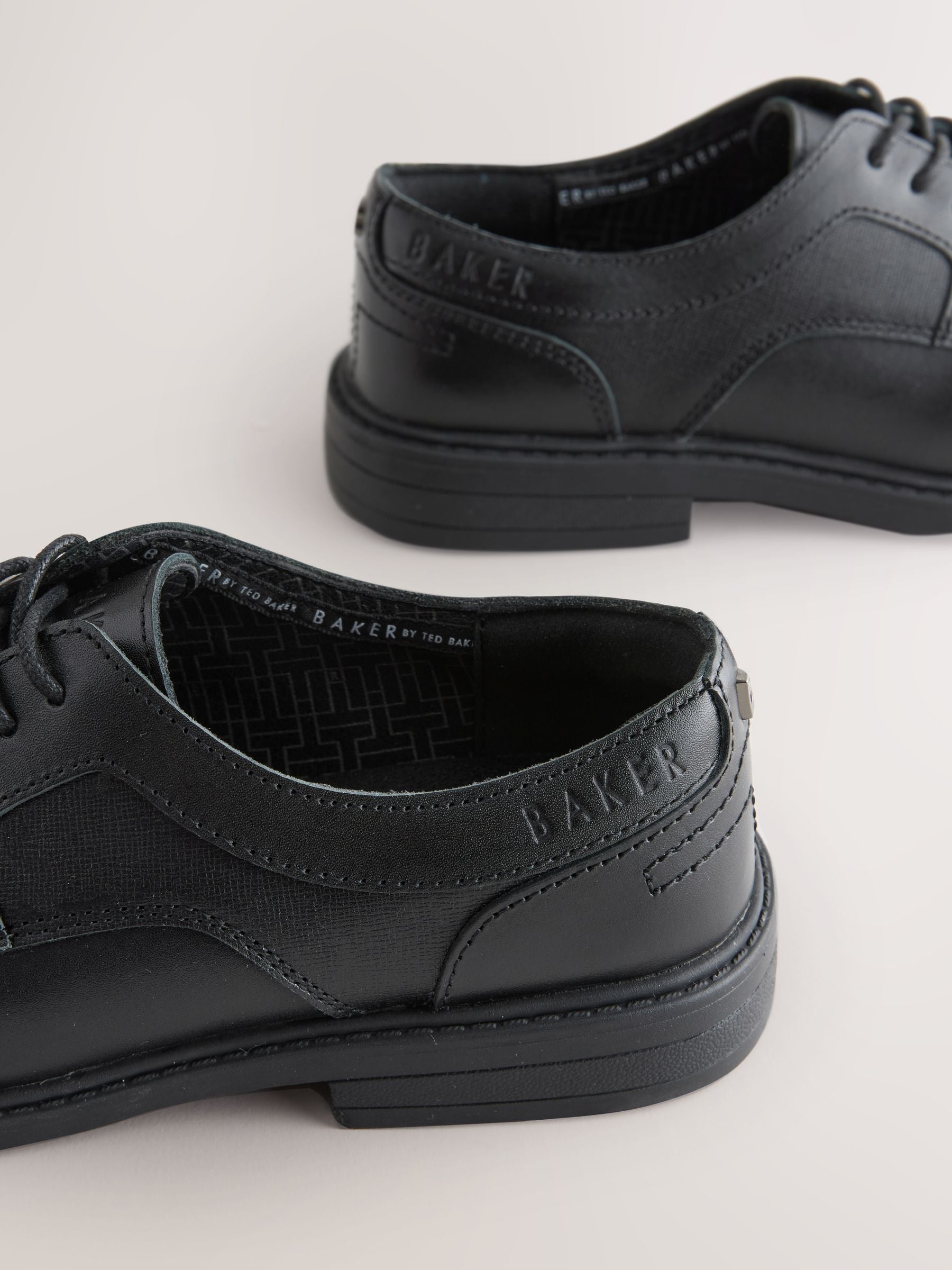 Baker by Ted Baker Boys Back to School Black Shoes image 4