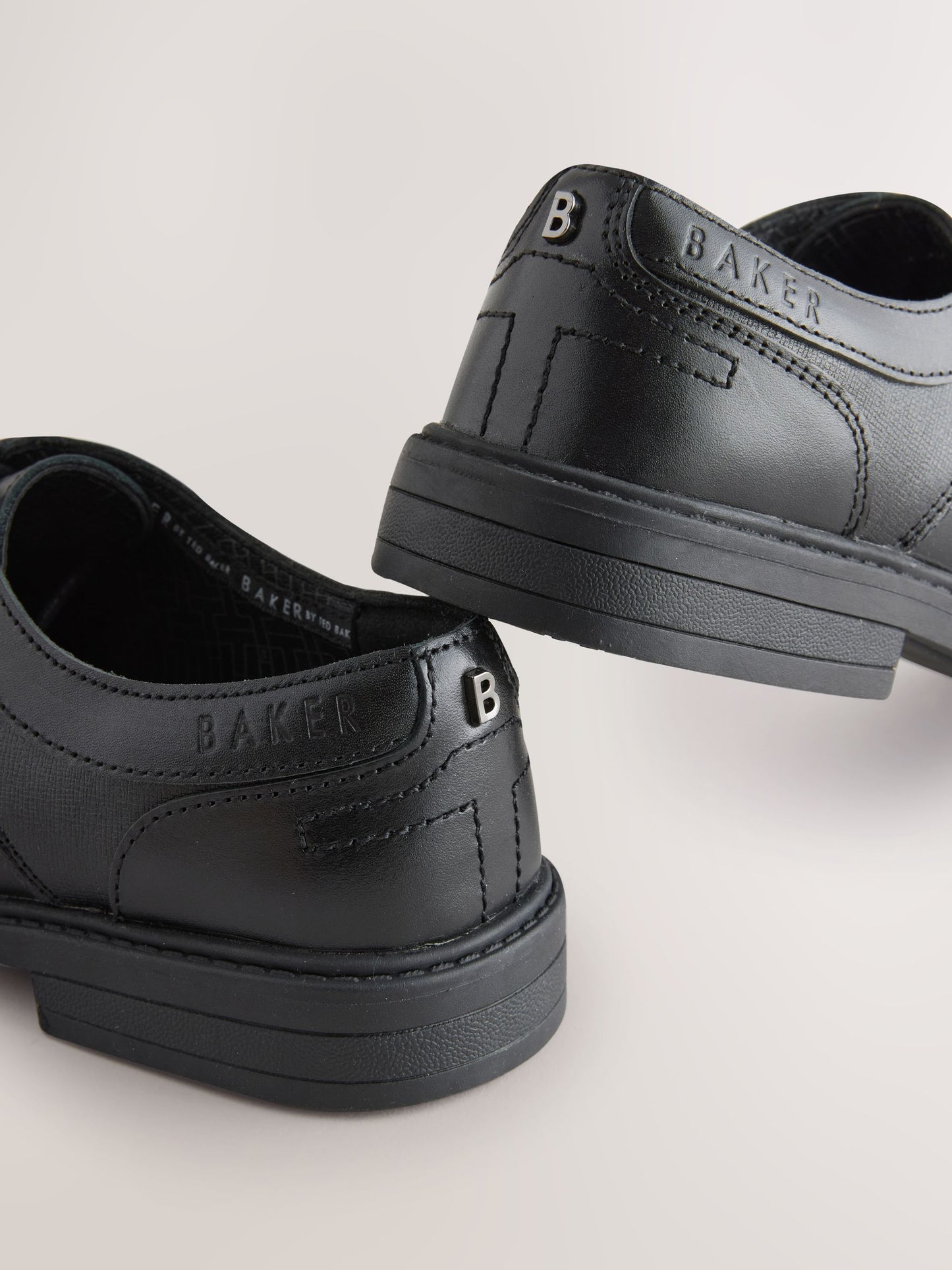 Baker by Ted Baker Boys Back to School Black Shoes image 5