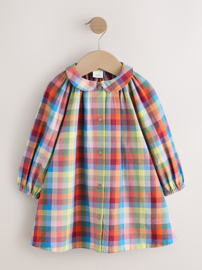 Multi Check Print Shirt Dress (3mths-8yrs)