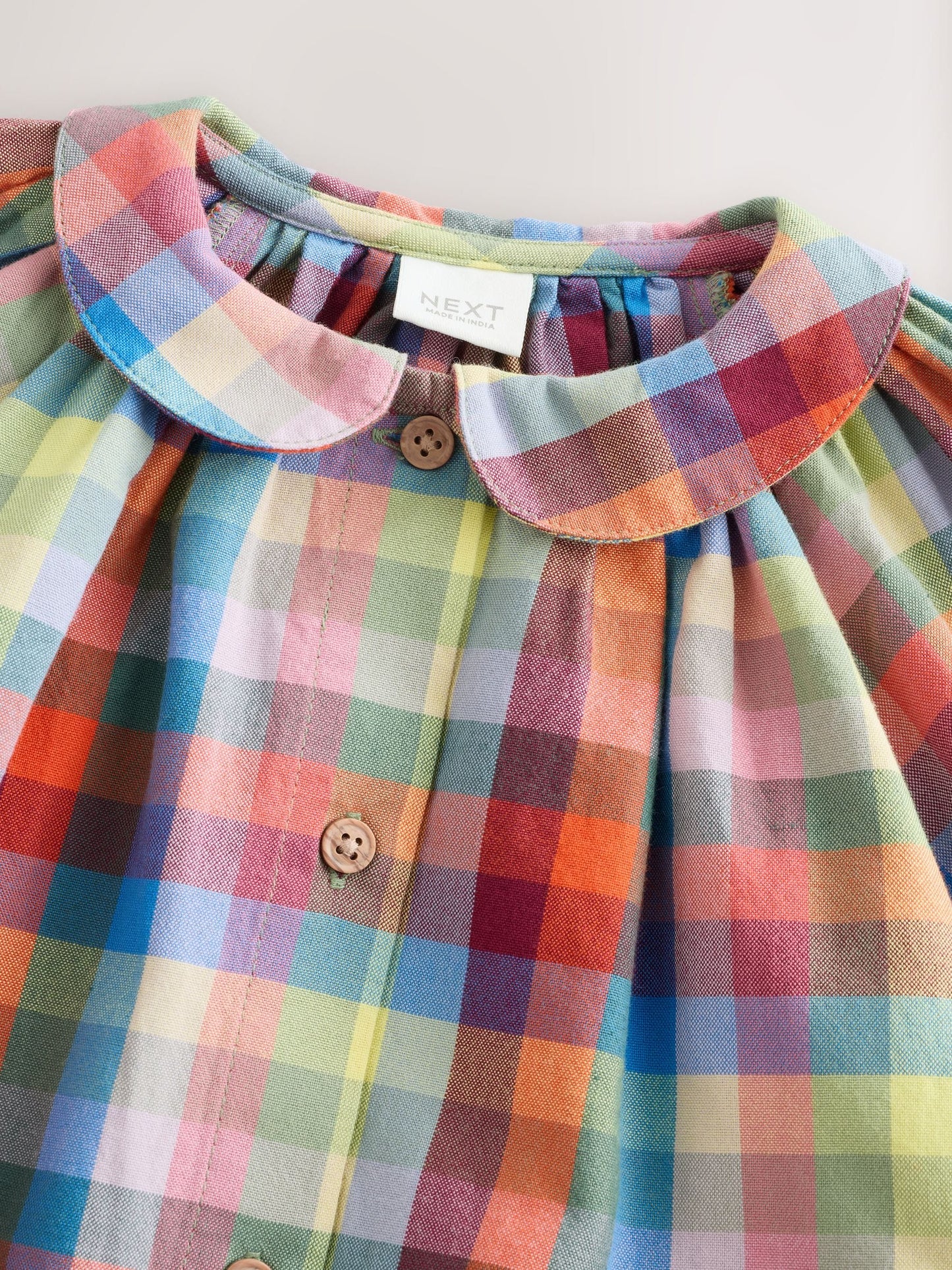 Multi Check Print Shirt Dress (3mths-8yrs)