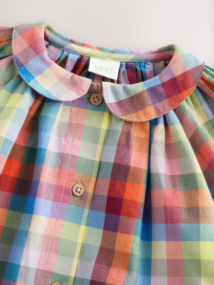 Multi Check Print Shirt Dress (3mths-8yrs)
