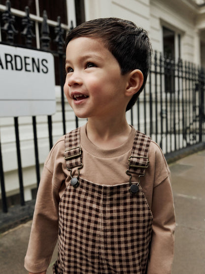 Brown Corduroy Dungarees (3mths-7yrs)