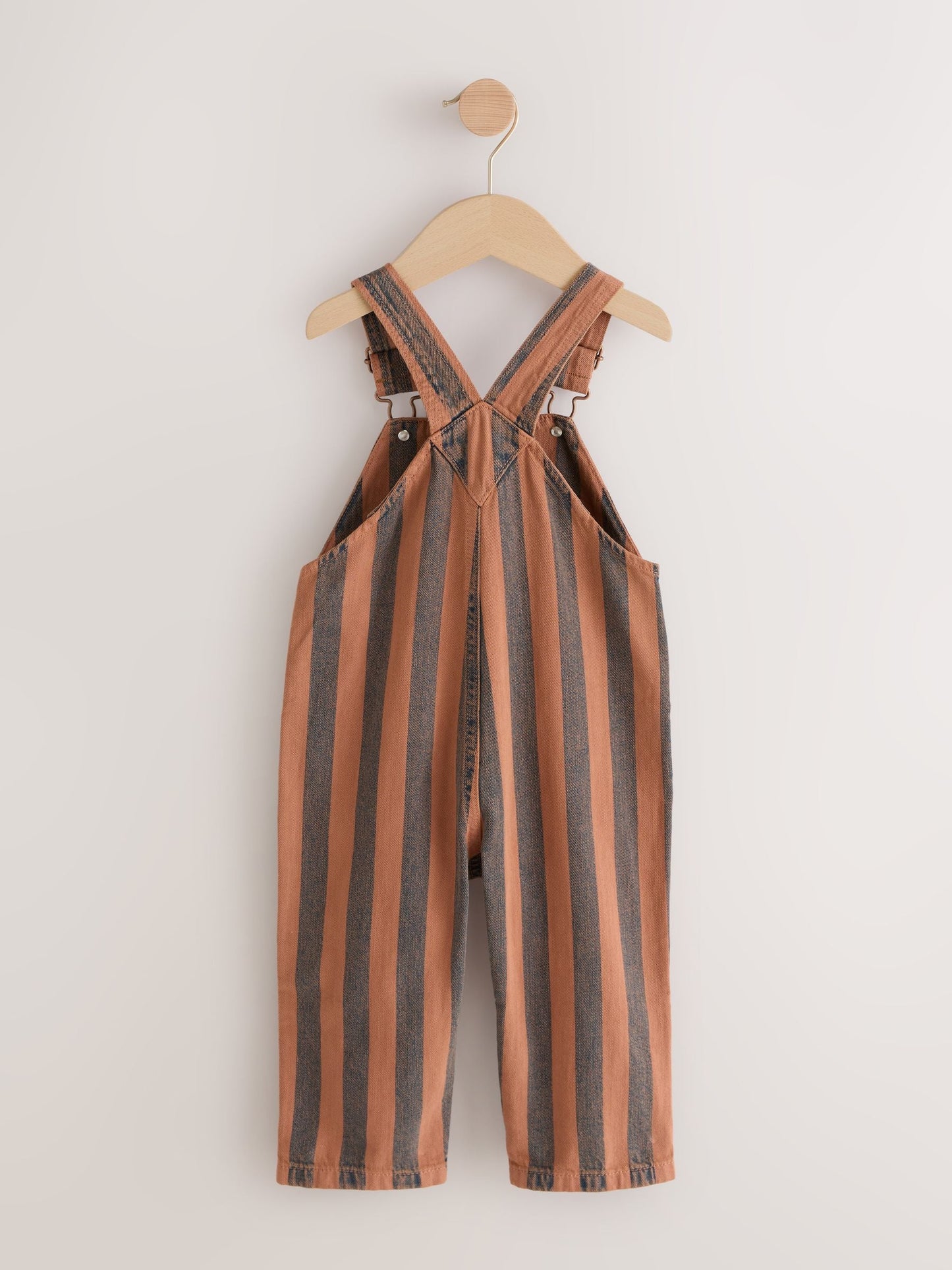 Rust Stripe Dungarees (3mths-7yrs)