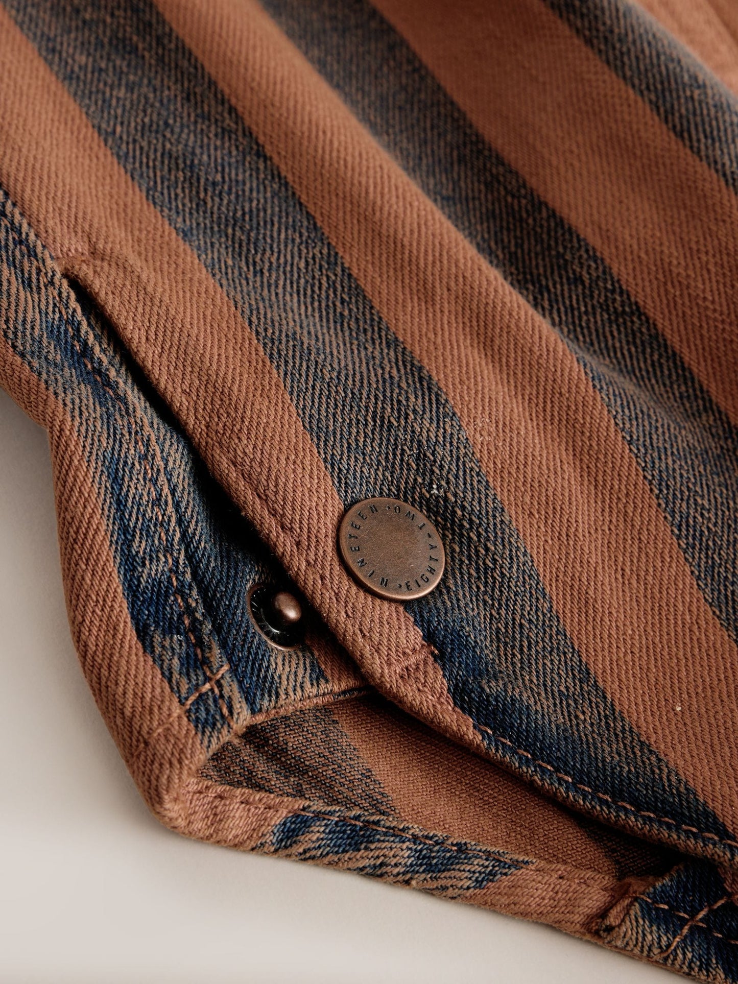 Rust Stripe Dungarees (3mths-7yrs)