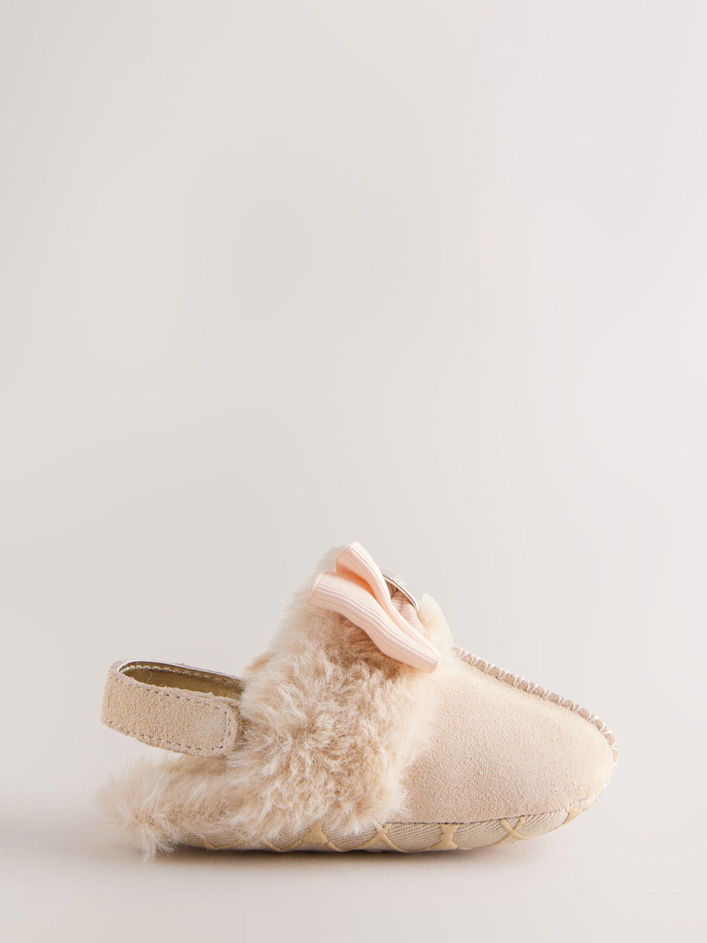 Baker by Ted Baker Baby Girls Faux Fur Trim Padders Mules