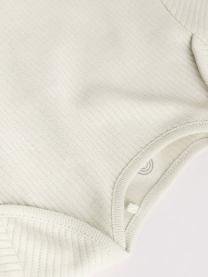 Blue Baby Long Sleeve Bodysuits 5 Pack image 4