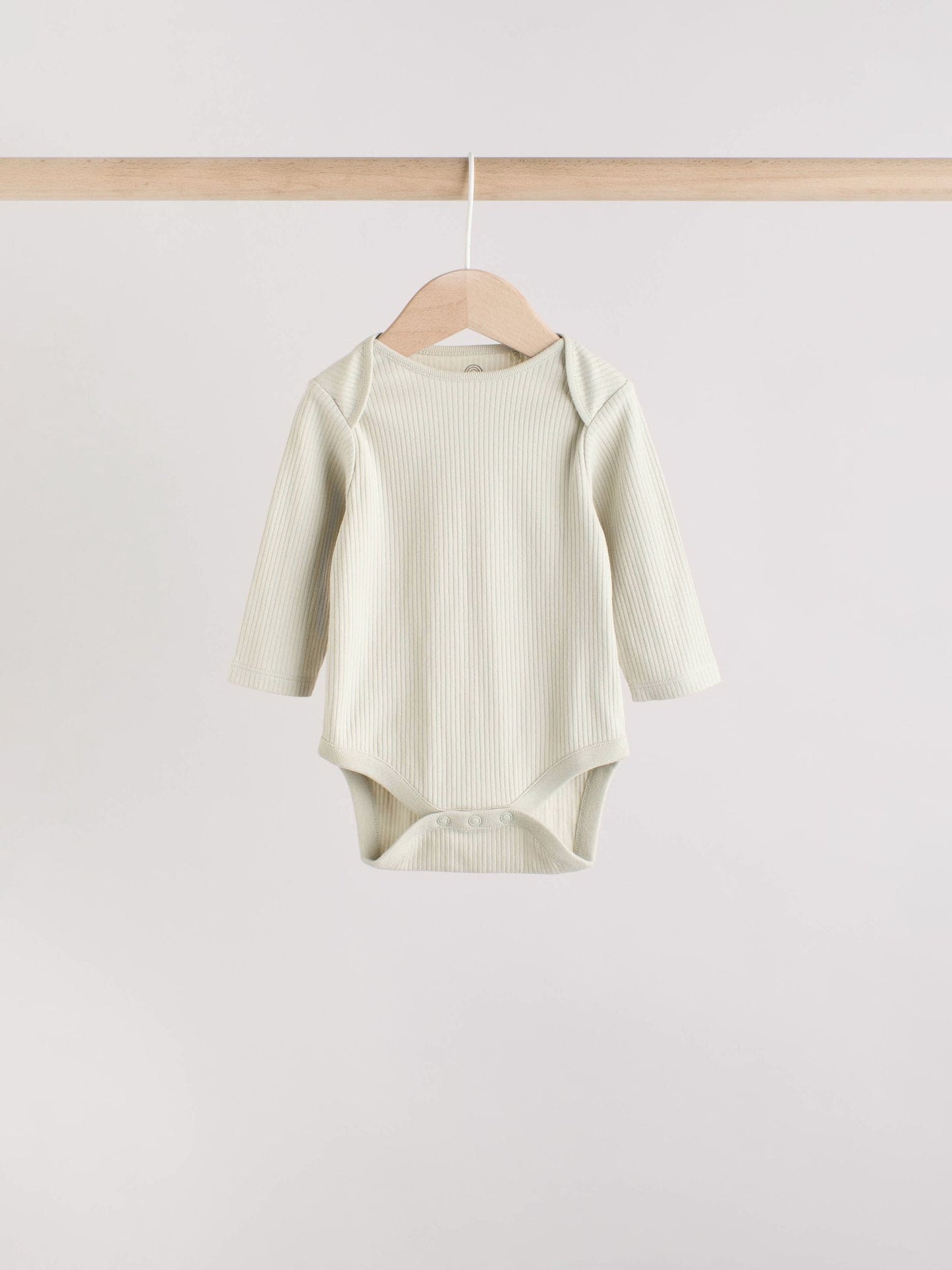 Blue Baby Long Sleeve Bodysuits 5 Pack image 7