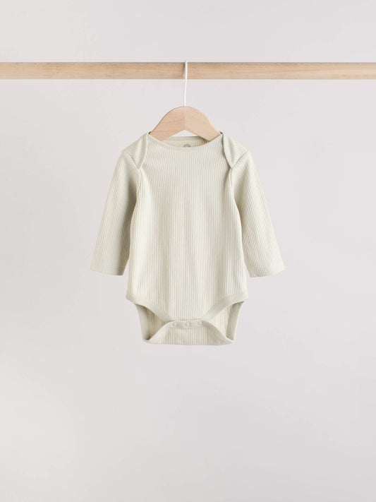 Dsiney Kidz - Blue Baby Long Sleeve Bodysuits 5 Pack image 2