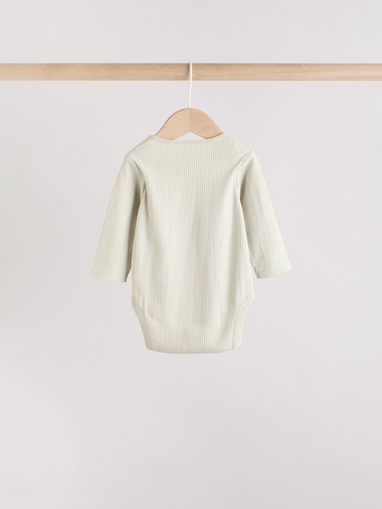 Blue Baby Long Sleeve Bodysuits 5 Pack image 8
