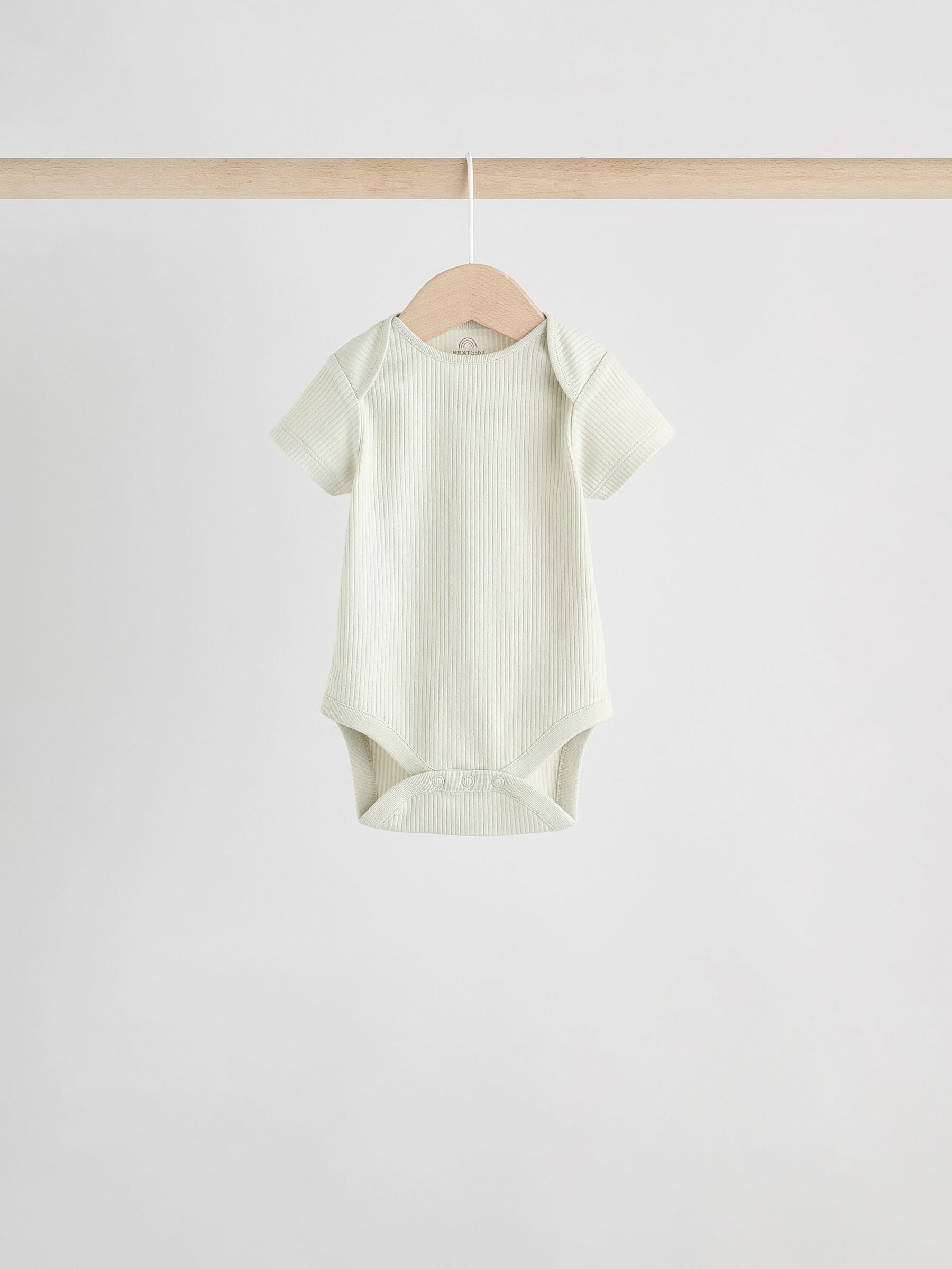 Blue Baby Short Sleeve Bodysuits 5 Pack image 6
