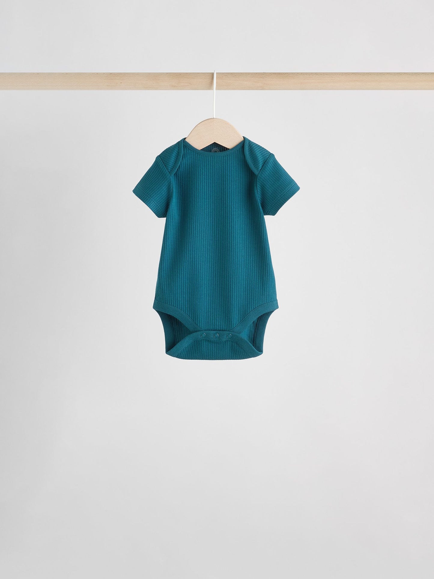 Blue Baby Short Sleeve Bodysuits 5 Pack image 8
