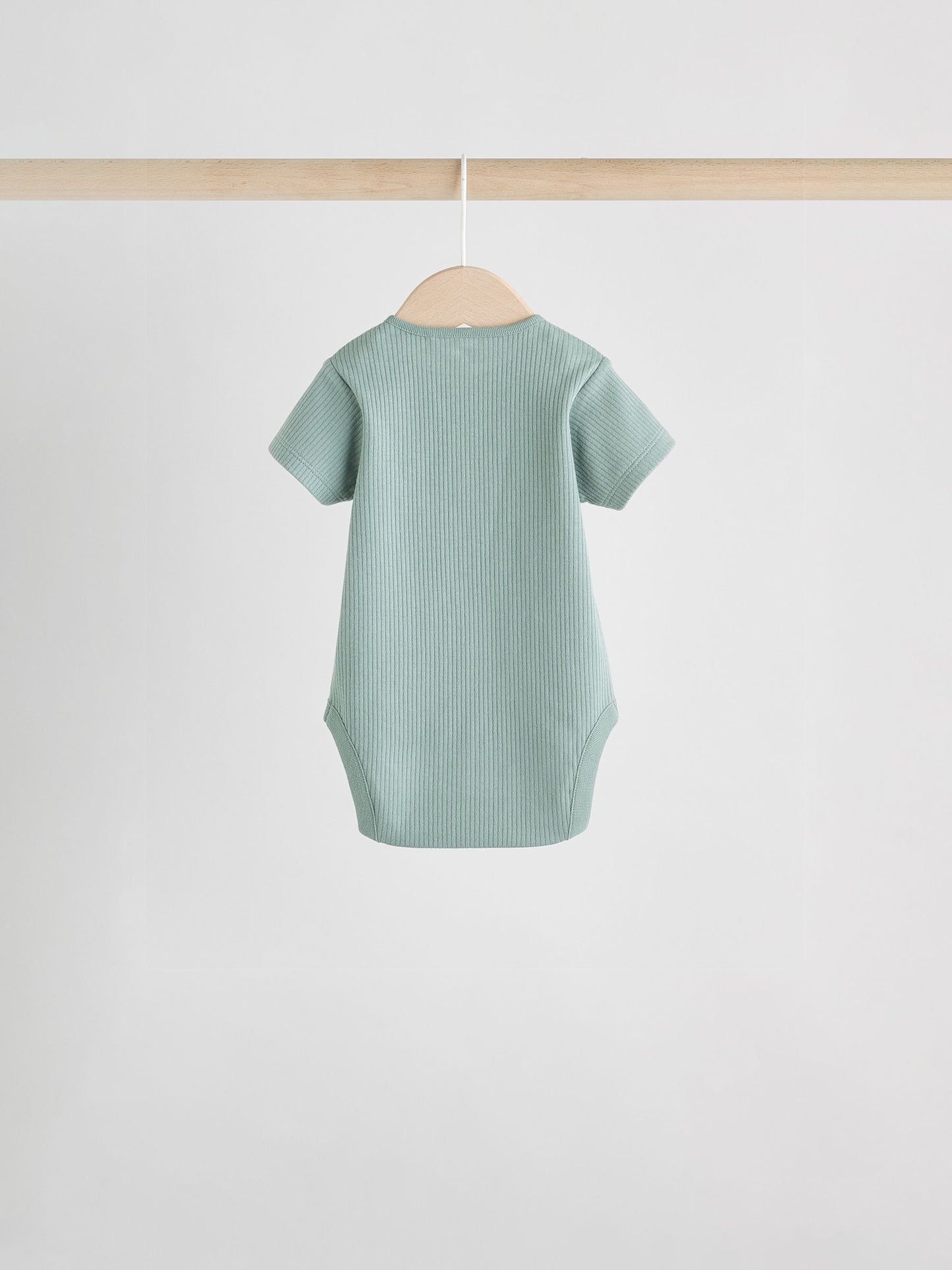 Blue Baby Short Sleeve Bodysuits 5 Pack image 8