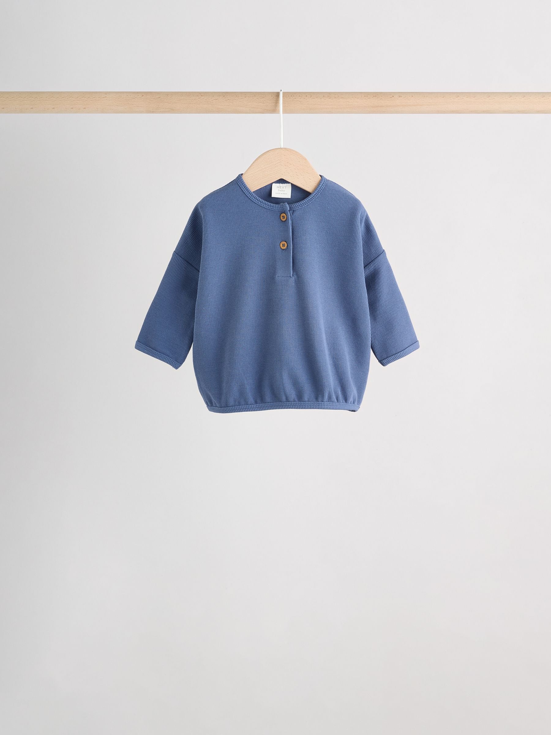 Blue Stripe Baby Long Sleeve T-Shirts 4 Pack (0mths-2yrs) image 7