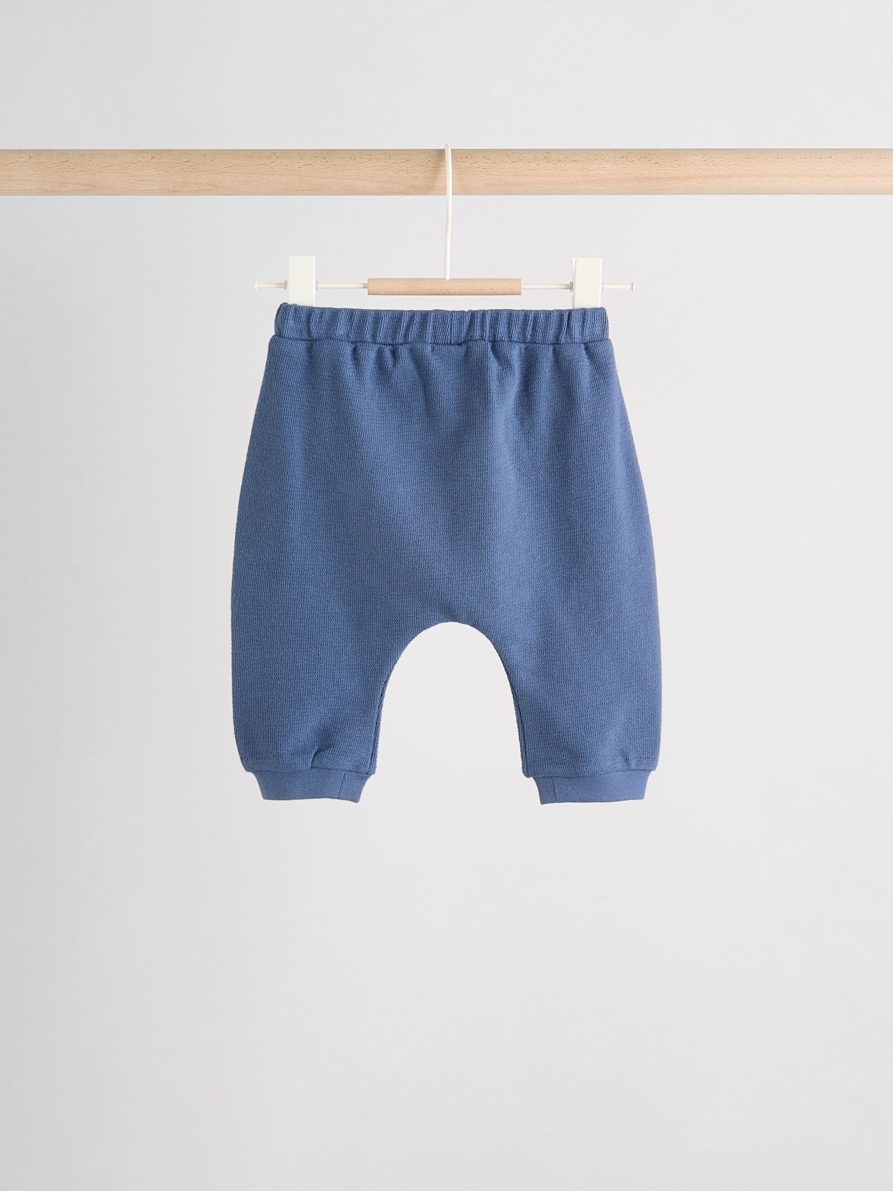 Blue/Neutral Joggers Baby 3 Pack (0mths-2yrs) image 3