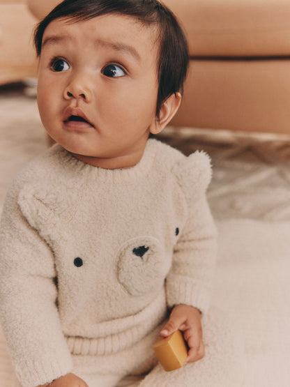 Neutral Bear Baby Knitted Jumper and Leggings Set (0mths-2yrs)