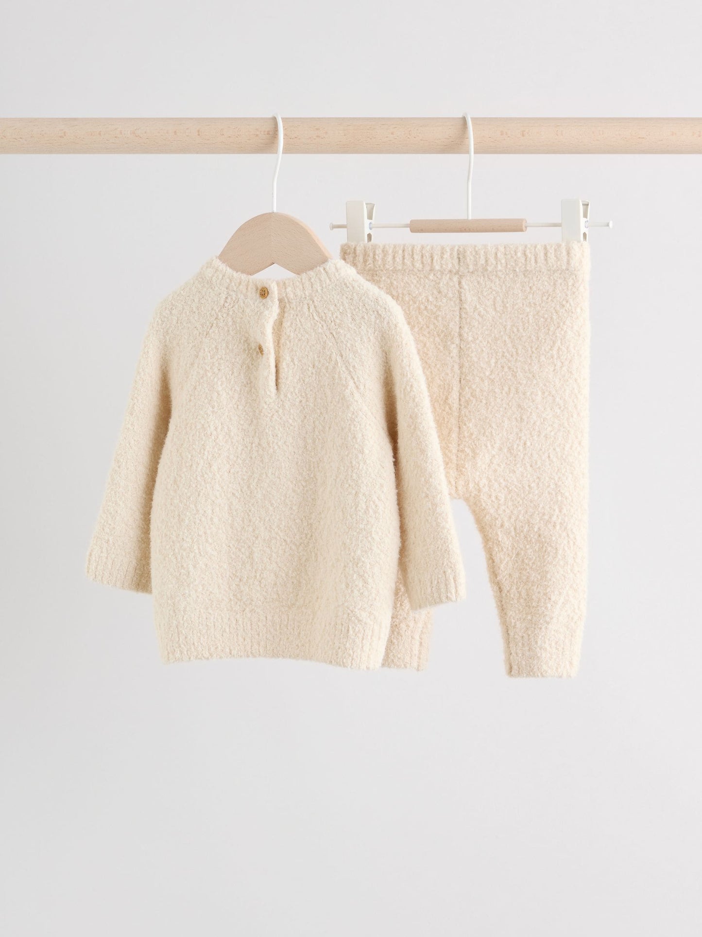 Neutral Bear Baby Knitted Jumper and Leggings Set (0mths-2yrs)