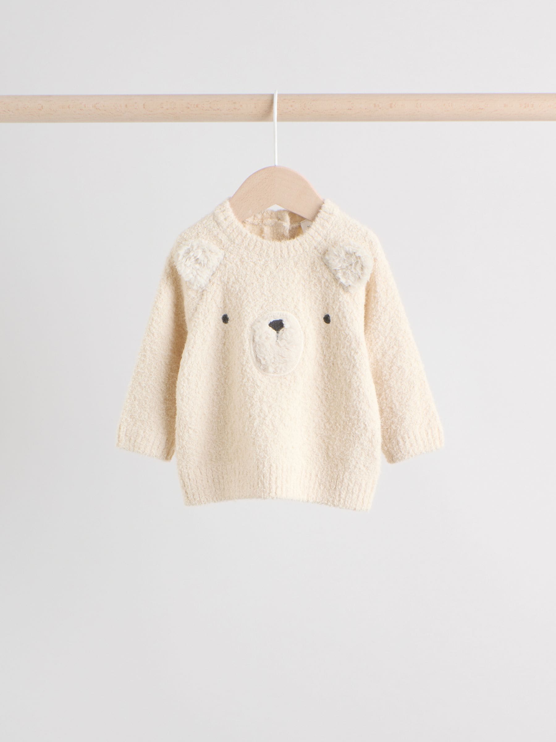 Neutral Bear Knitted Top and Leggings Set (0mths-2yrs) image 6