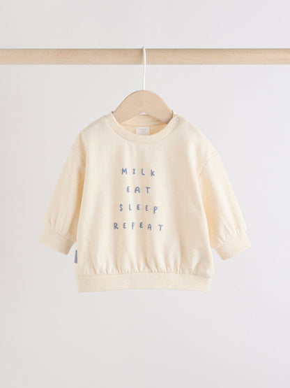 Blue Milk Club Baby Sweatshirt and Leggings Set (0mths-3yrs) image 4