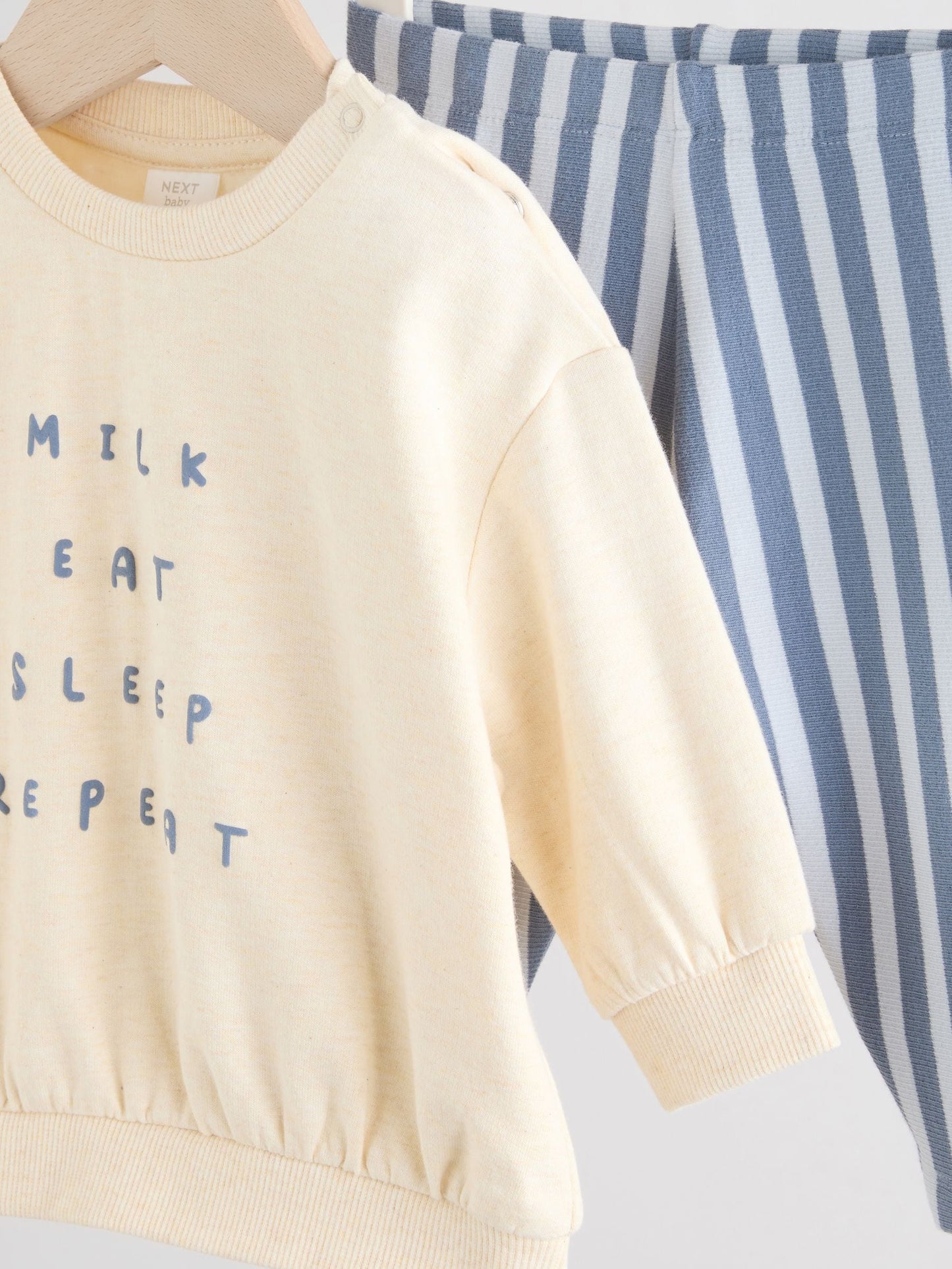 Blue Milk Club Baby Sweatshirt and Leggings Set (0mths-3yrs) image 7