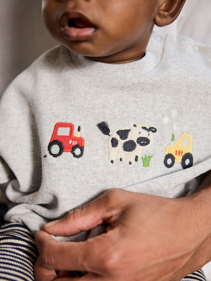 Dsiney Kidz - Grey Farm Character Baby Sweatshirt and Leggings Set (0mths-3yrs) image 4