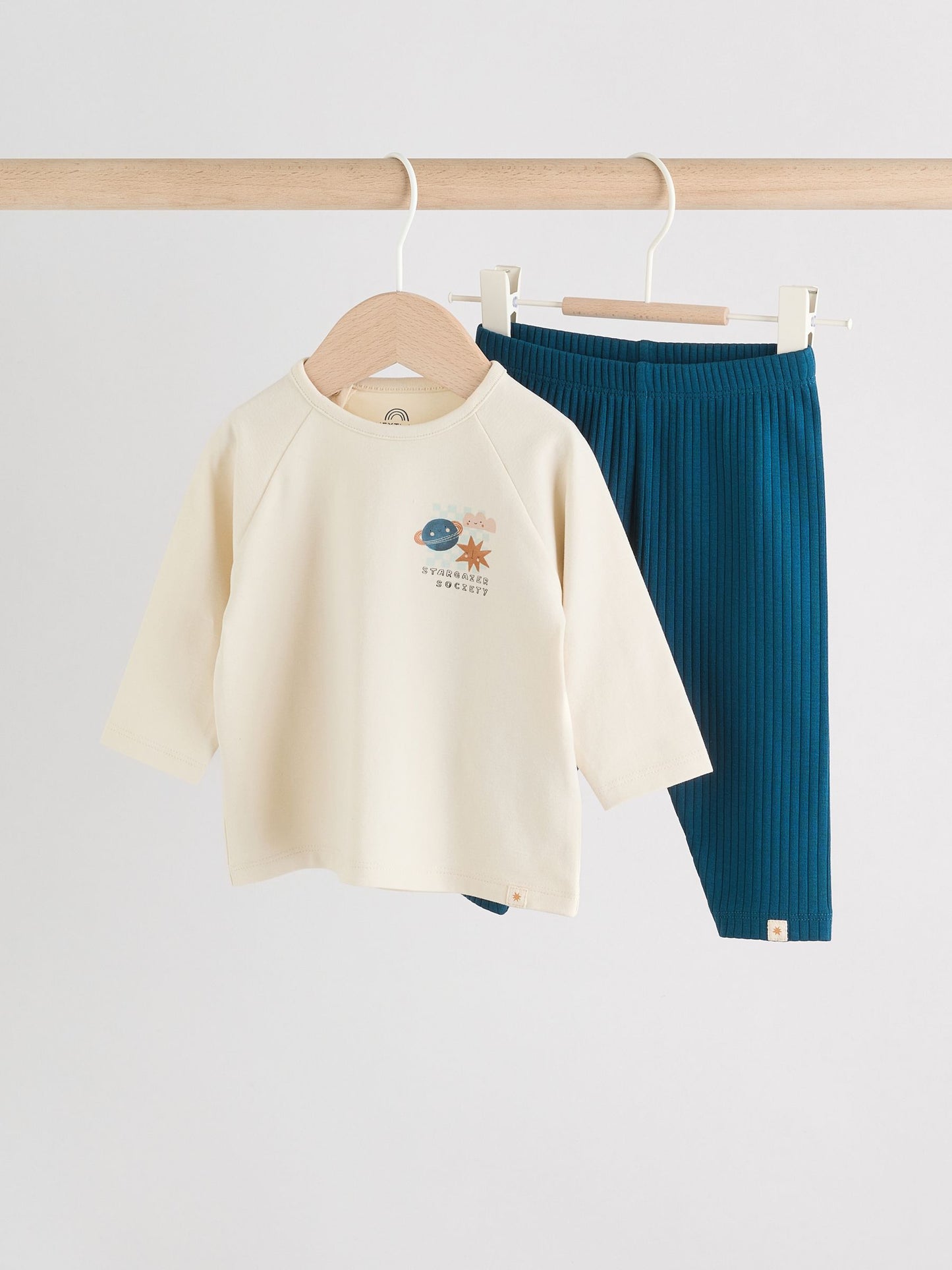 Blue Space Baby Top and Leggings Set 2 Piece (0mths-3yrs) image 1