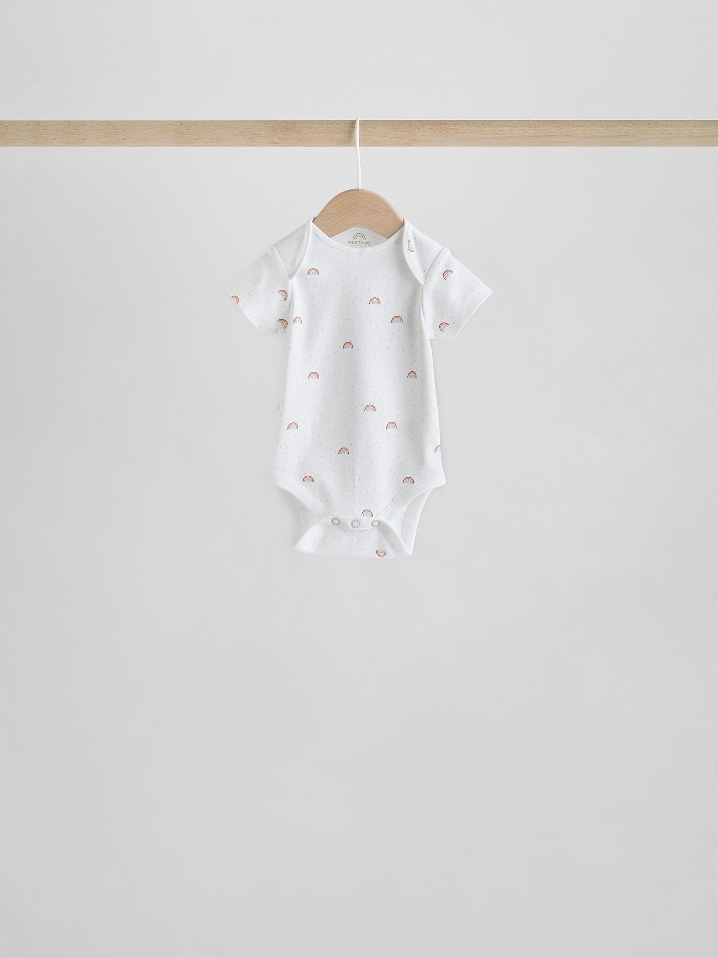 White Character 5 Pack Baby Short Sleeve Bodysuits image 3