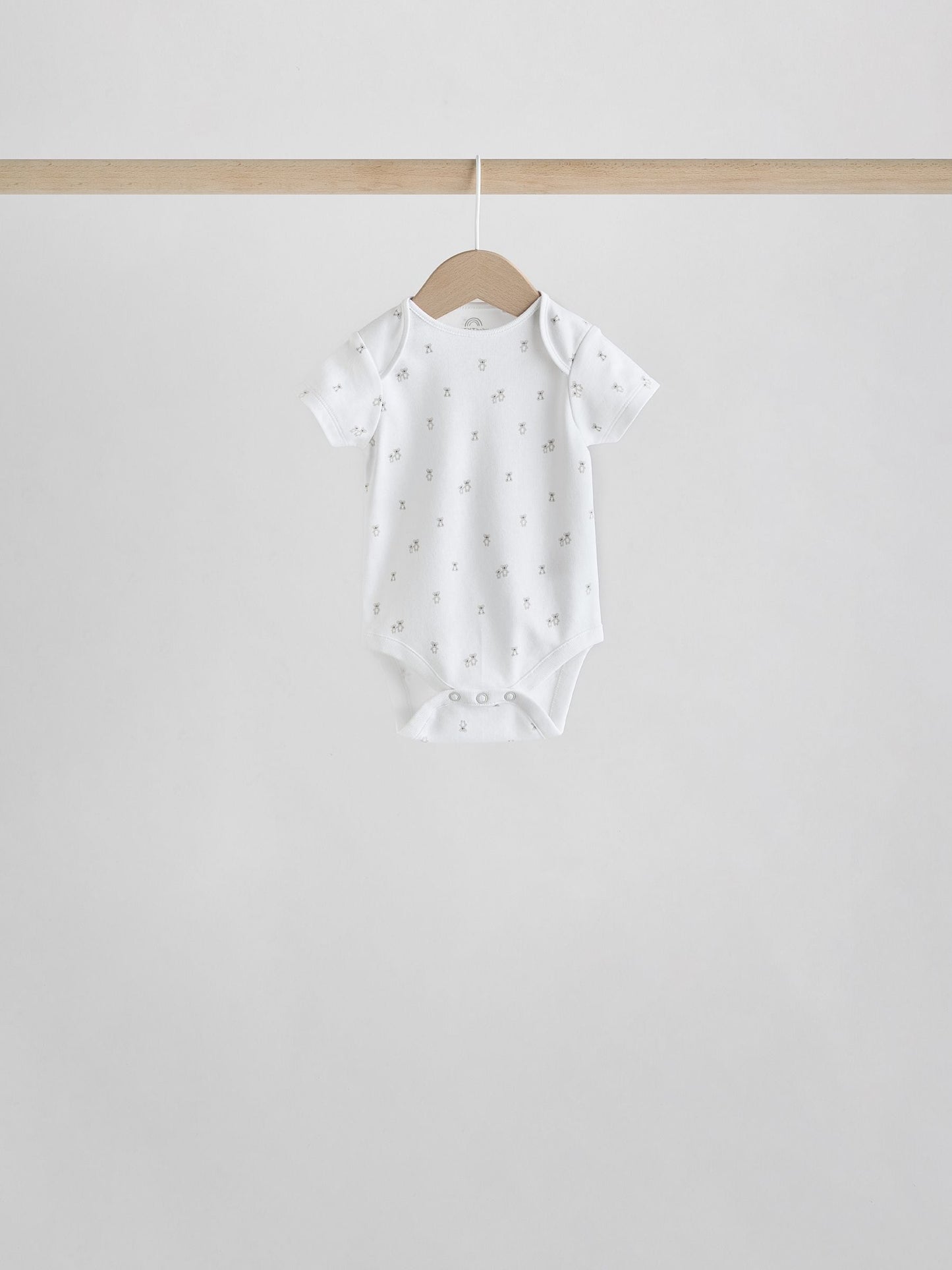 White Character 5 Pack Baby Short Sleeve Bodysuits image 5
