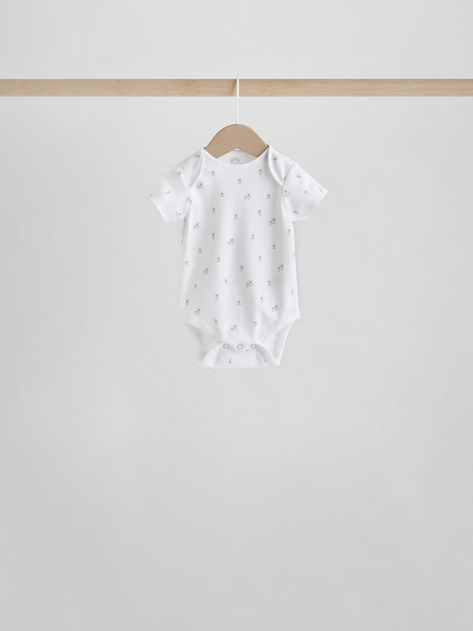 White Character 5 Pack Baby Short Sleeve Bodysuits image 5