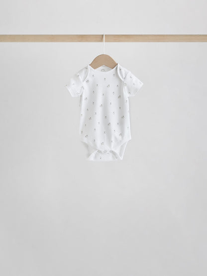 White Character 5 Pack Baby Short Sleeve Bodysuits image 5