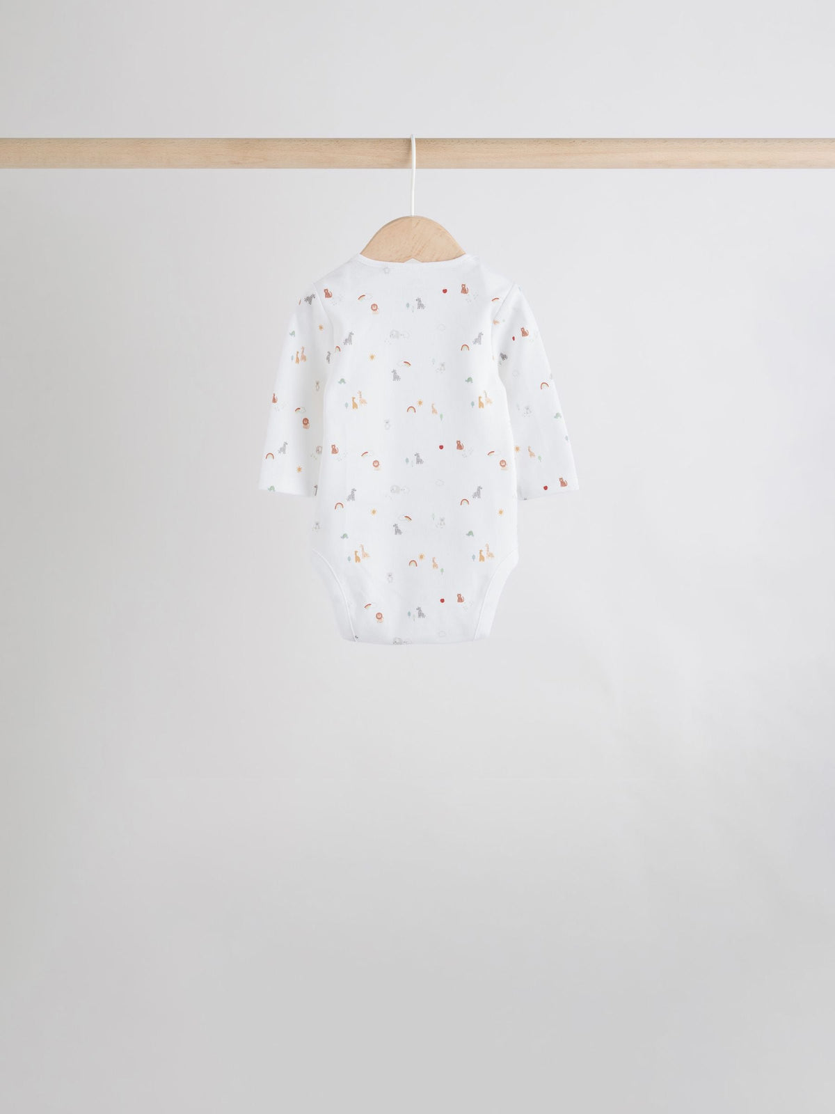 Dsiney Kidz - White Character 7 Pack Long Sleeve 100% Cotton Baby Bodysuits image 5