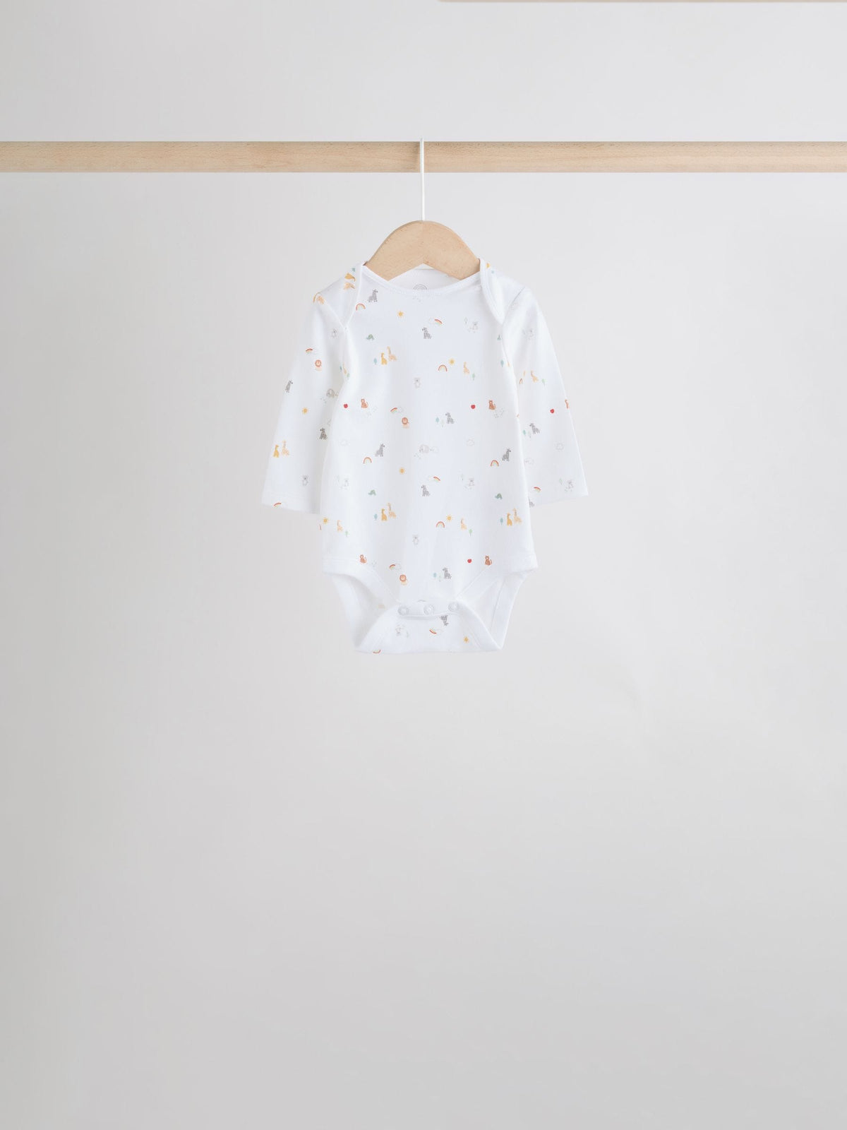 Dsiney Kidz - White Character 7 Pack Long Sleeve 100% Cotton Baby Bodysuits image 6