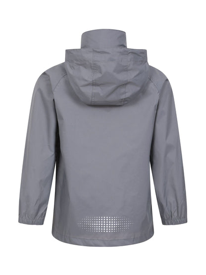 Dsiney Kidz - Mountain Warehouse Grey Pakka II Waterproof Jacket image 2