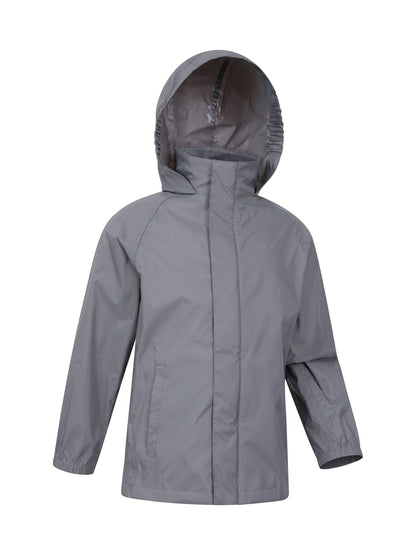 Dsiney Kidz - Mountain Warehouse Grey Pakka II Waterproof Jacket image 3