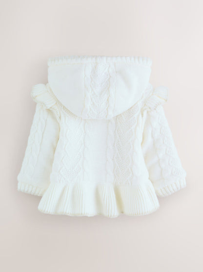 Baker by Ted Baker Knitted Bow Detail Coatigan image 2