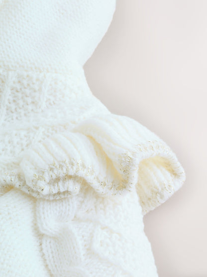Baker by Ted Baker Knitted Bow Detail Coatigan image 3