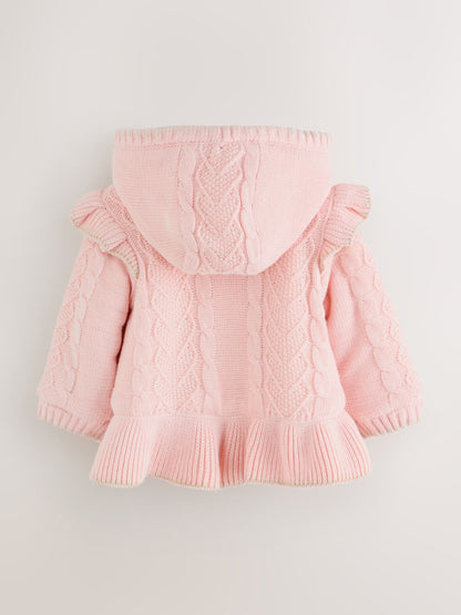 Baker by Ted Baker Knitted Bow Detail Coatigan image 2