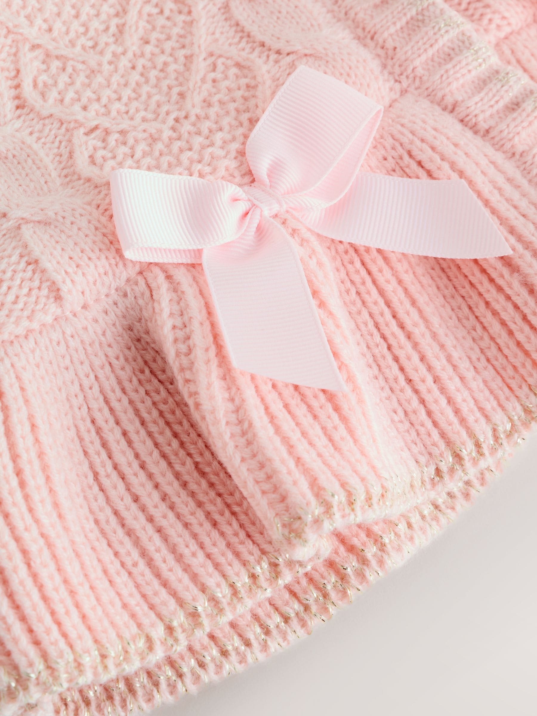 Baker by Ted Baker Knitted Bow Detail Coatigan image 4