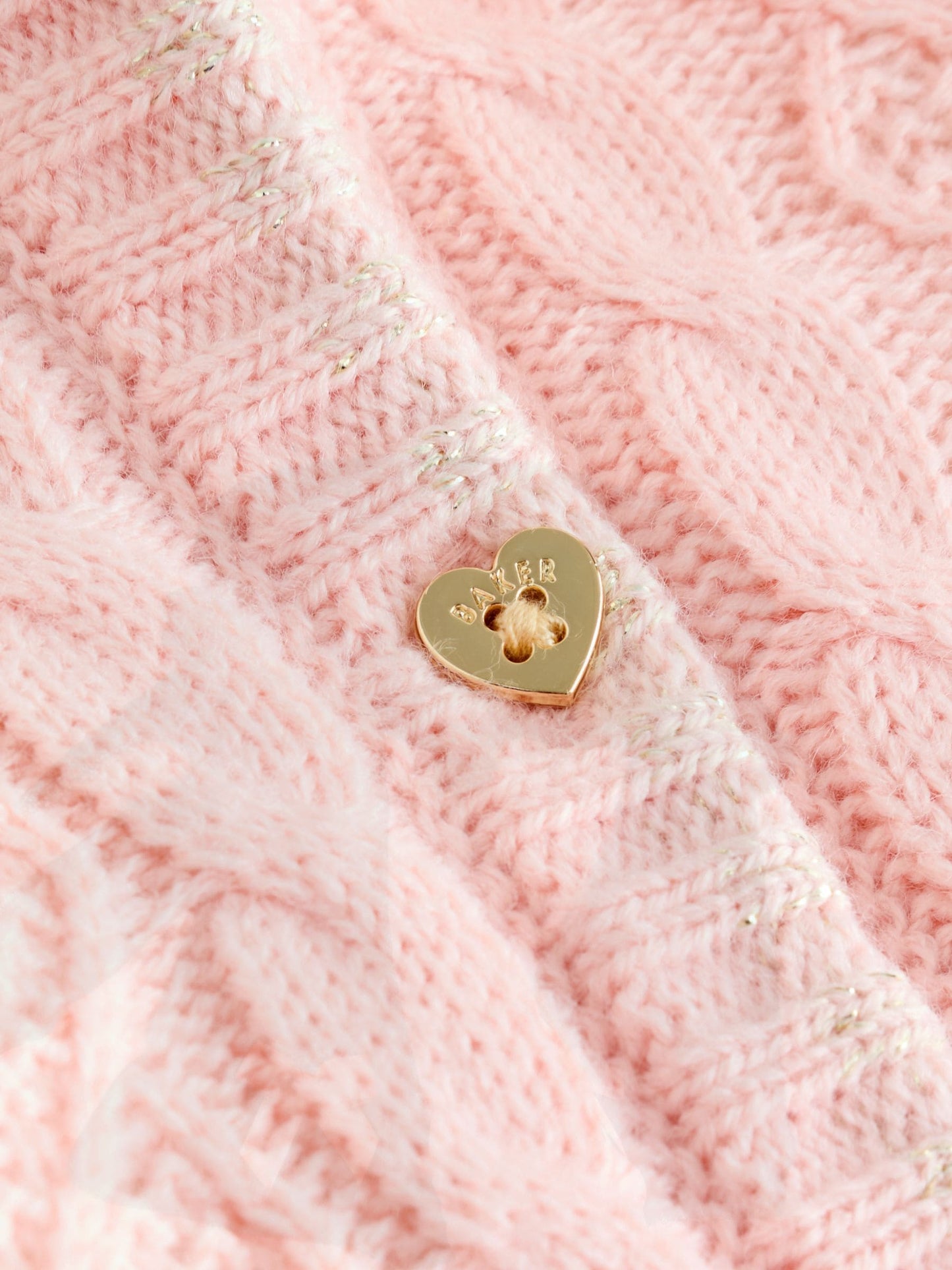 Baker by Ted Baker Knitted Bow Detail Coatigan image 8