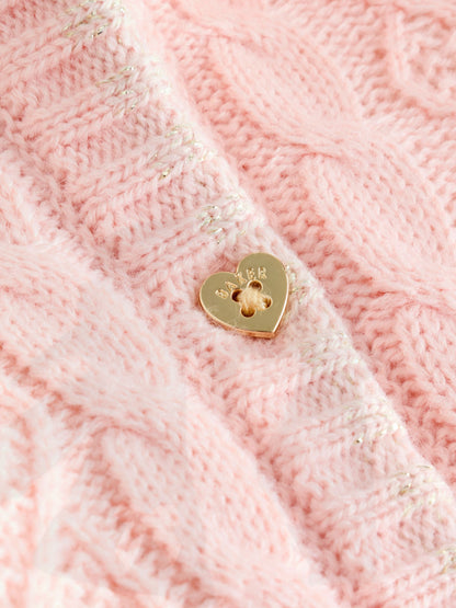 Baker by Ted Baker Knitted Bow Detail Coatigan image 8