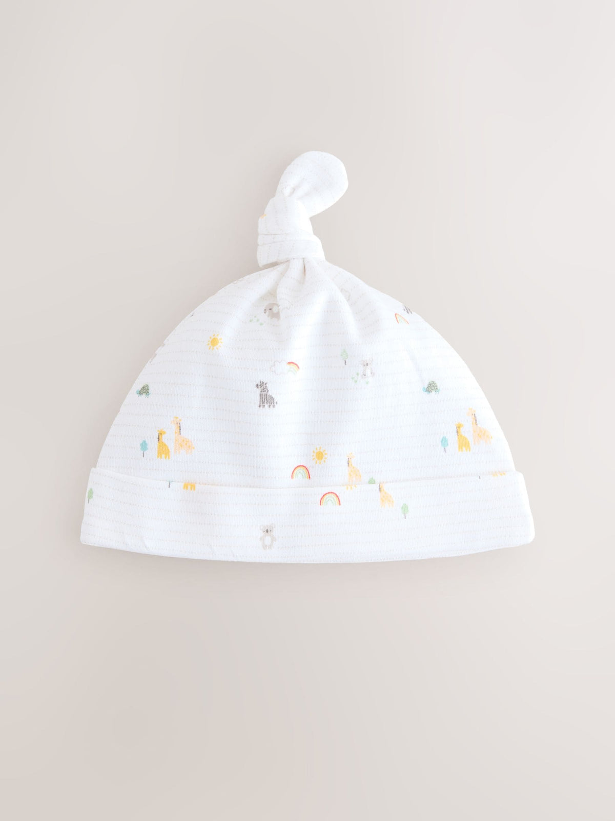 White Baby Tie Top Hats 3 Pack (0-12mths) image 4