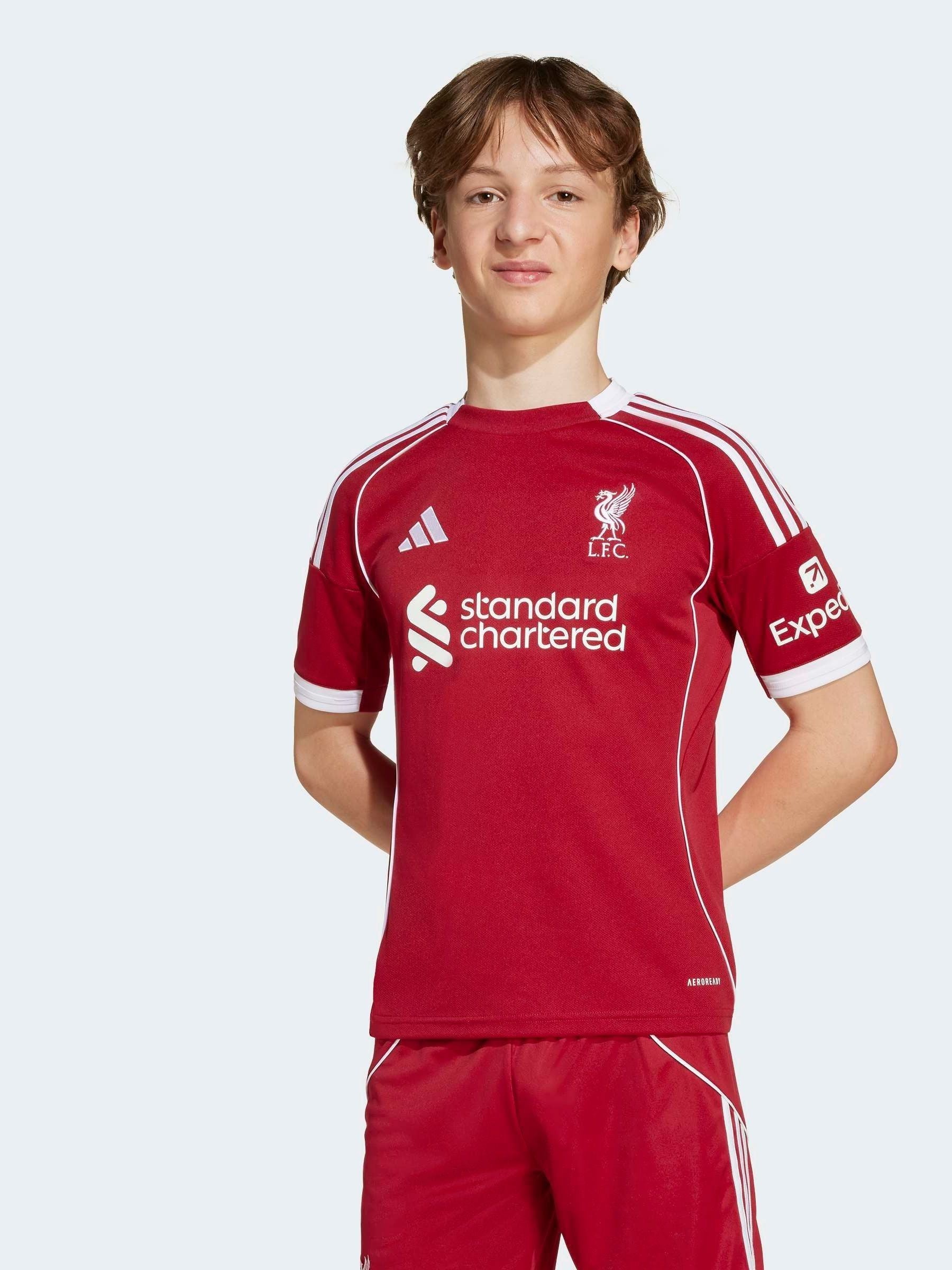 Dsiney Kidz - adidas Bright Red Kids Liverpool FC 25/26 Home Jersey image 1