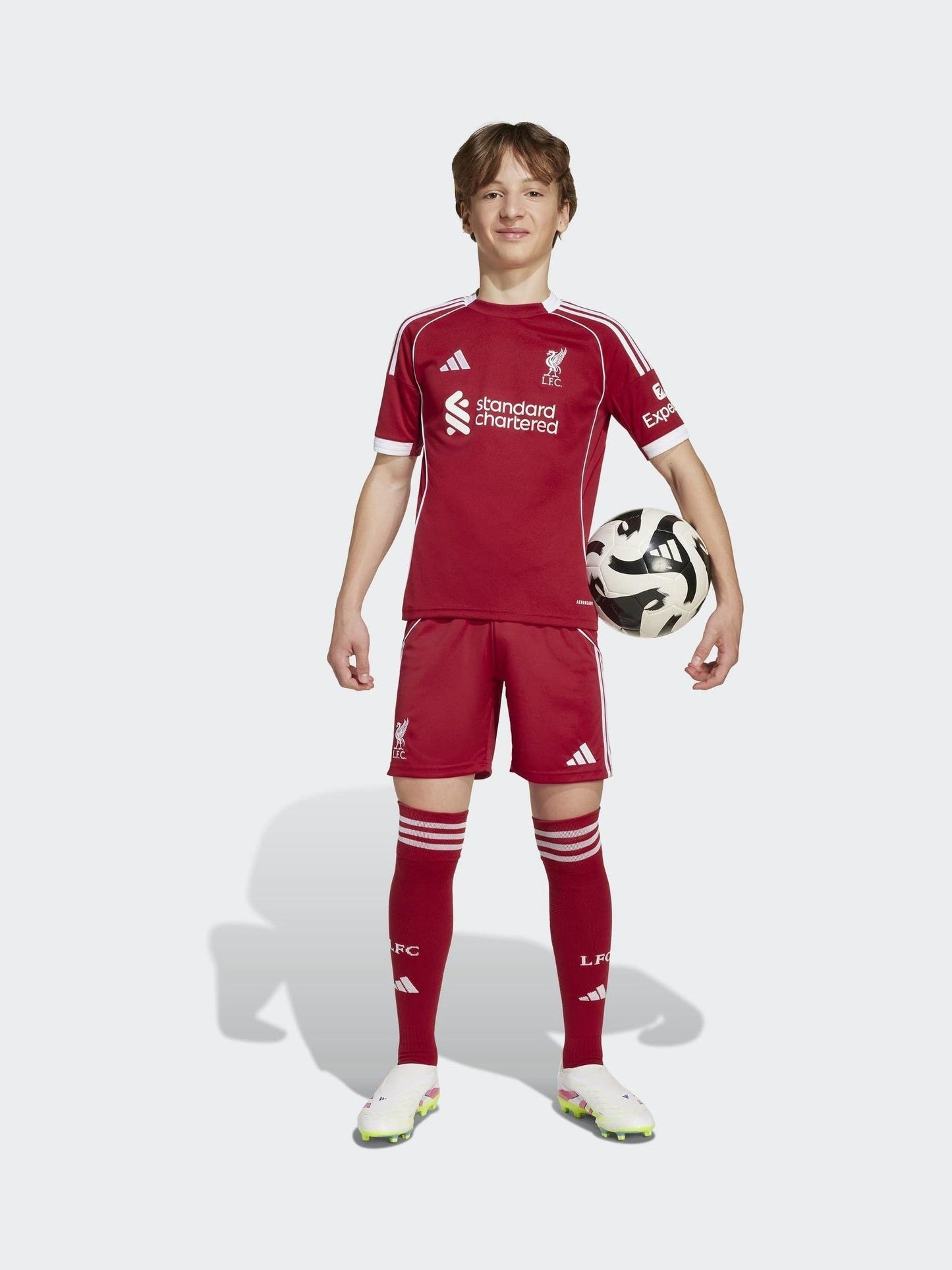 Dsiney Kidz - adidas Bright Red Kids Liverpool FC 25/26 Home Jersey image 2