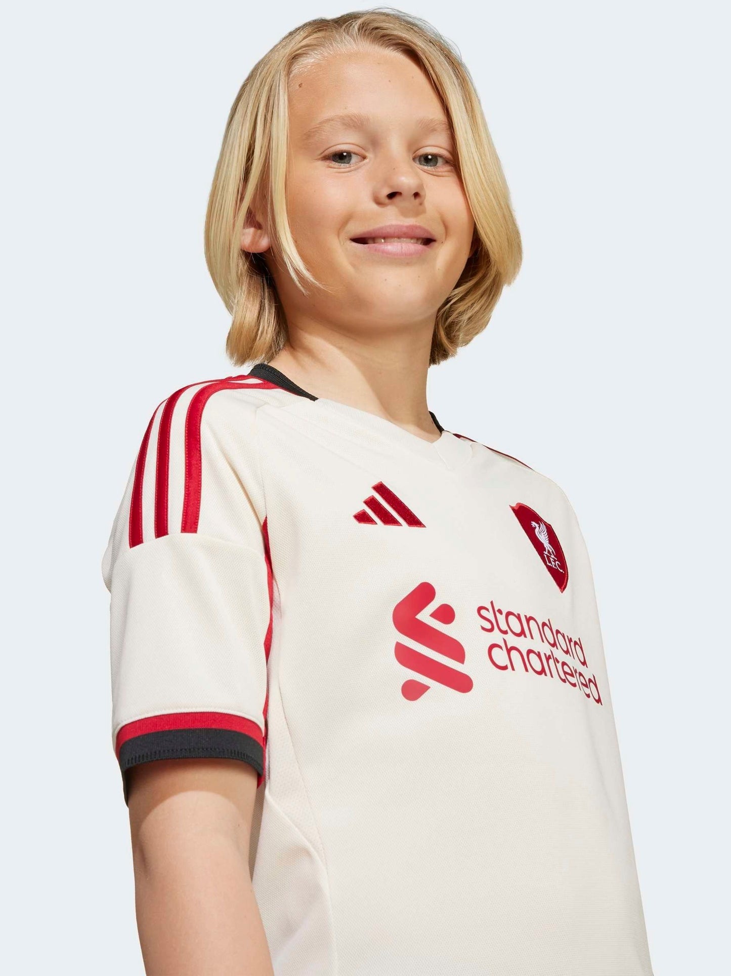 Dsiney Kidz - adidas White Kids Liverpool FC 25/26 Away Jersey image 5