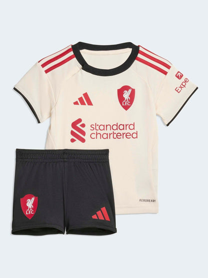 Dsiney Kidz - adidas White/Black Baby Kids Liverpool FC 25/26 Away Kit image 1